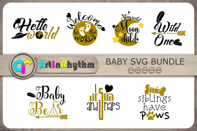 Baby Svg Bundle, Baby Svg, Newborn Svg, Baby Boy Svg, Baby Girl Svg SVG Artinrhythm shop 