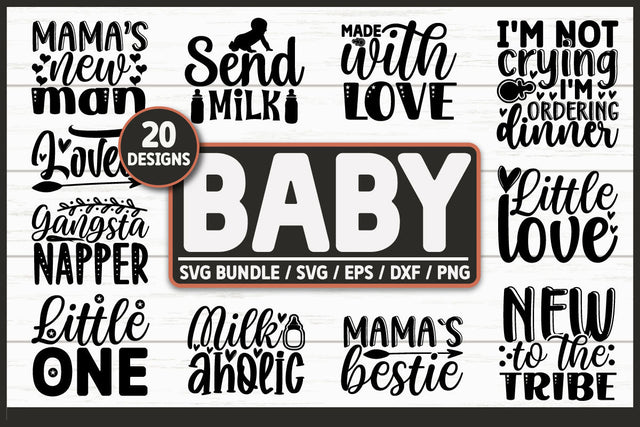 Baby SVG Bundle Cut File SVG akazaddesign 