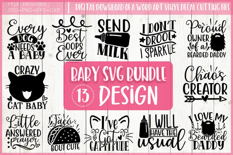 Baby SVG Bundle, Newborn svg SVG Designangry 