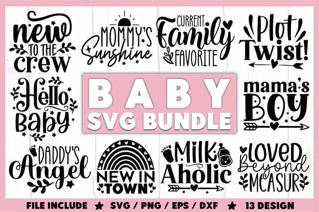 Baby SVG Bundle SVG Ariyan 