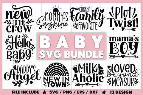 Baby SVG Bundle SVG Ariyan 