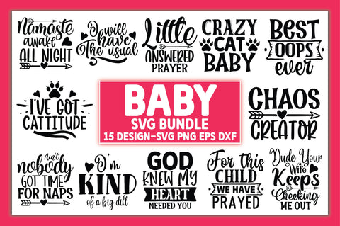 Baby SVG Bundle SVG Ariyan 