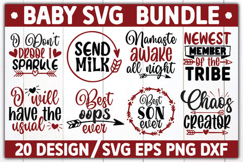 Baby SVG Bundle SVG Ariyan 