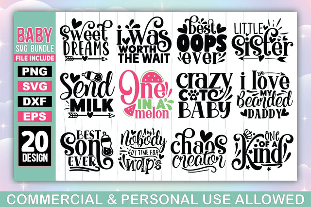 Baby SVG Bundle SVG Ariyan 