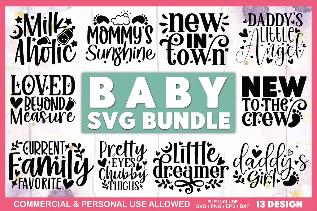 Baby SVG Bundle - So Fontsy
