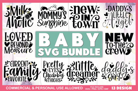 Baby SVG Bundle SVG Ariyan 