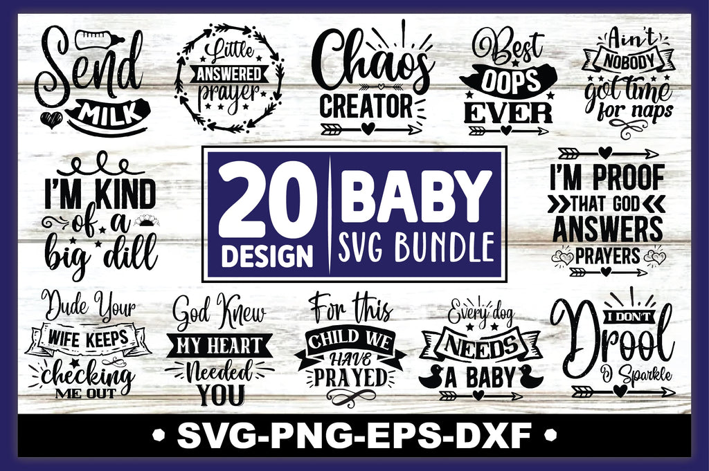 Baby SVG Bundle - So Fontsy