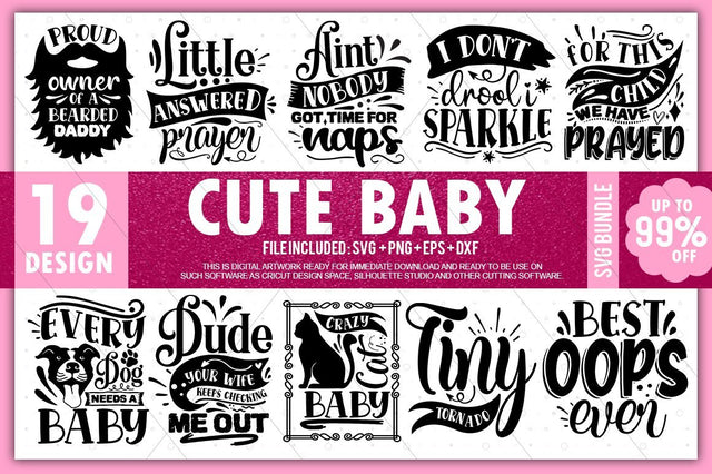 Baby SVG Bundle SVG Designangry 