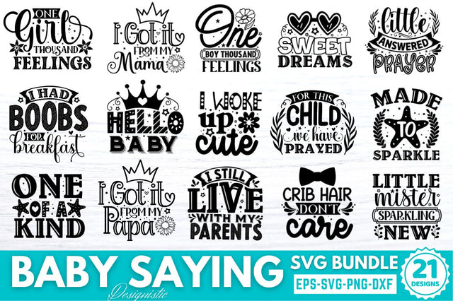 Baby SVG Bundle, SVG DESIGNISTIC 