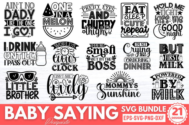 Baby SVG Bundle SVG DESIGNISTIC 
