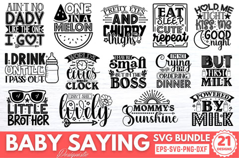 Baby SVG Bundle SVG DESIGNISTIC 