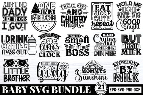 Baby SVG Bundle SVG DESIGNISTIC 