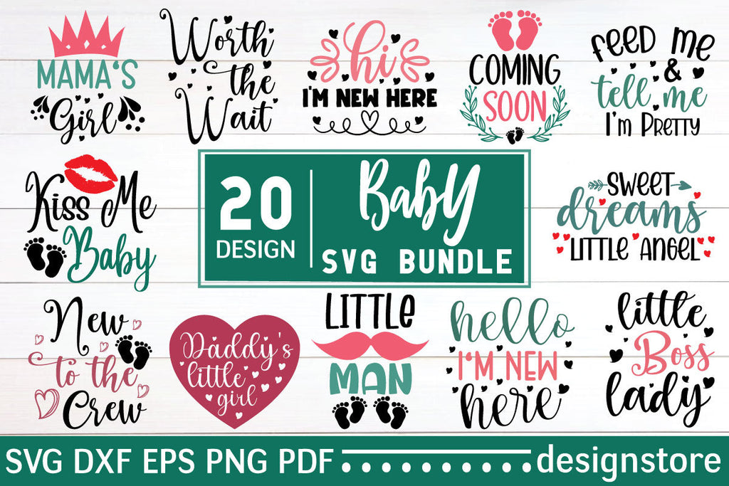 Baby Svg Bundle - So Fontsy