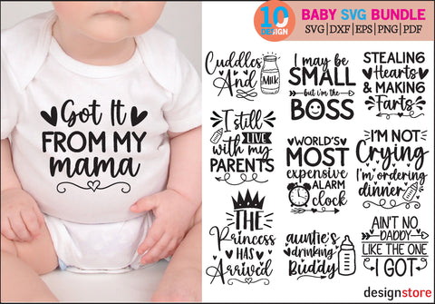 Baby Svg Bundle SVG designstore 