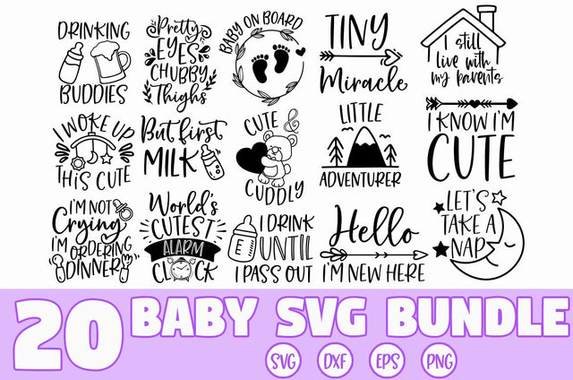 Baby SVG Bundle SVG Freeling Design House 