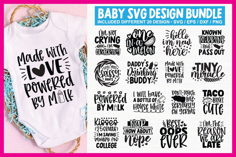 Baby Svg Bundle - So Fontsy