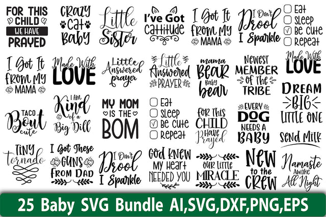 Baby SVG Bundle SVG nirmal108roy 
