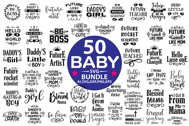 Baby SVG Bundle SVG nirmal108roy 
