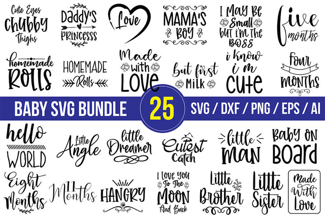 Baby SVG Bundle SVG orpitasn 
