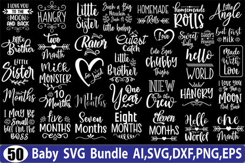 Baby SVG Bundle SVG orpitasn 
