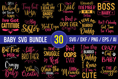 Baby SVG Bundle SVG orpitasn 