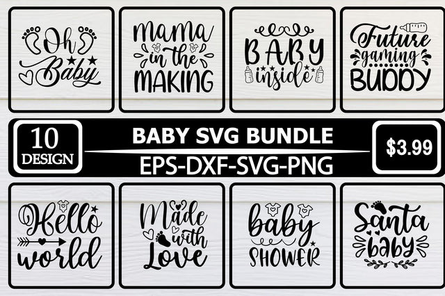 Baby SVG Bundle SVG Shahin alam 