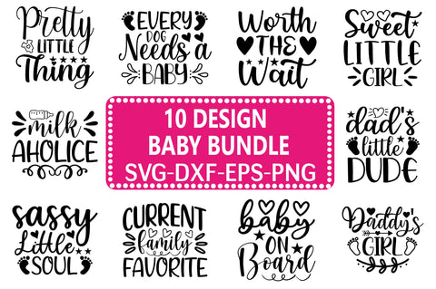 Baby SVG Bundle SVG Shahin alam 