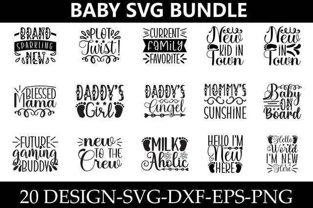 Baby SVG Bundle SVG Shahin alam 