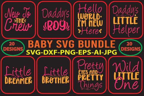Baby SVG Bundle SVG Syaman 