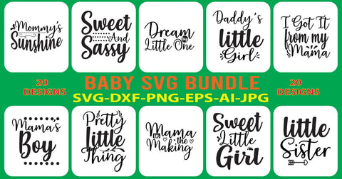 BABY-SVG-BUNDLE SVG Syaman 