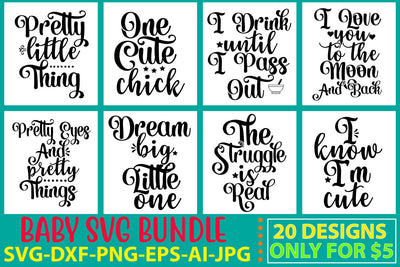 Baby Svg Bundle SVG Syaman 