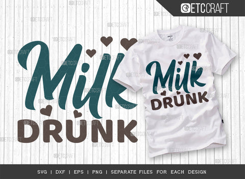 Baby SVG Bundle Vol-12, Milk Drunk, I Woke Up This Cute, Powered By Milk, Pretty Eyes And Chubby Thighs, Pretty Fly For A Little Guy, Pretty Little Thing, Baby Design SVG ETC Craft 