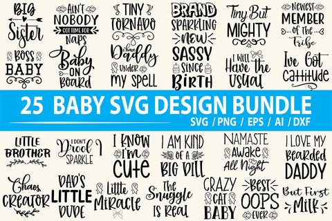 Baby SVG Bundle, Vol 2 SVG nirmal108roy 