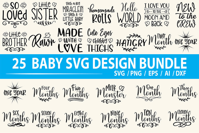 Baby SVG Bundle , Vol 5 SVG nirmal108roy 