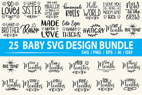 Baby SVG Bundle , Vol 5 SVG nirmal108roy 
