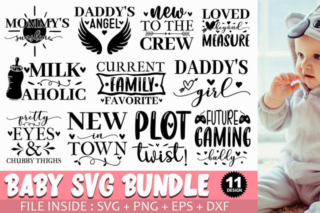 BABY SVG Bundle.newborn svg bundle, pregnant svg, SVG Designangry 