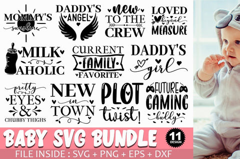 BABY SVG Bundle.newborn svg bundle, pregnant svg, SVG Designangry 