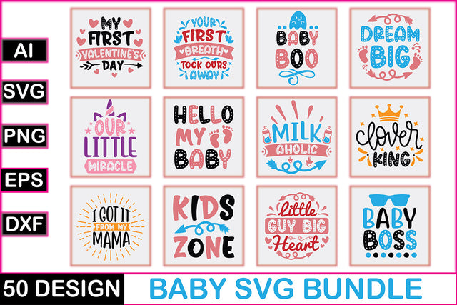 Baby Svg Design Bundle SVG Creativeart88 