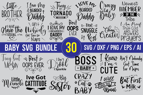 Baby SVG Design Bundle SVG orpitasn 