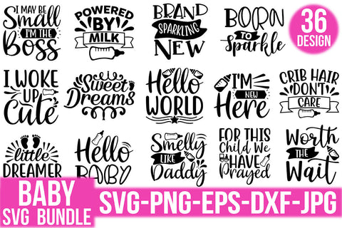 Baby Svg Design Bundle SVG Rupkotha 