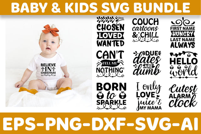 Baby SVG Design Bundle SVG Rupkotha 