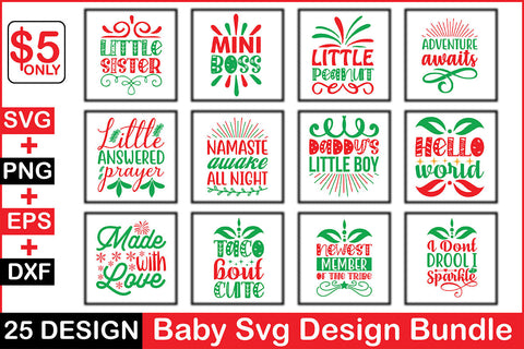 Baby SVG Design Bundle SVG Rupkotha 