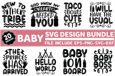 Baby Svg Design Bundle SVG Rupkotha 