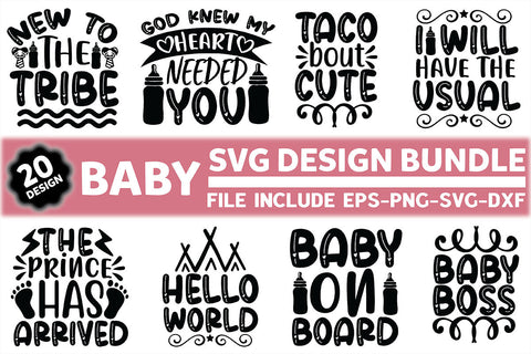 Baby Svg Design Bundle SVG Rupkotha 