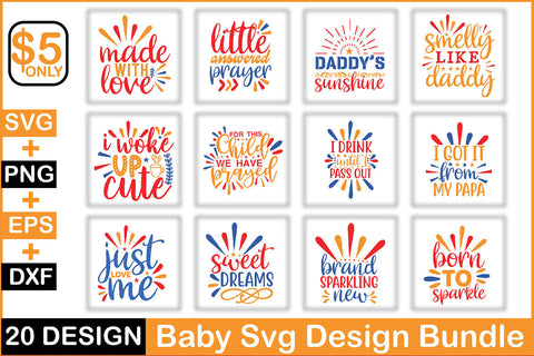 Baby SVG Design Bundle SVG Rupkotha 