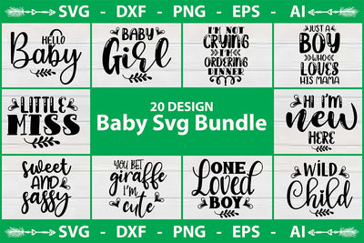 Baby Svg Design Bundle SVG shah alam 