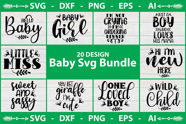 Baby Svg Design Bundle SVG shah alam 