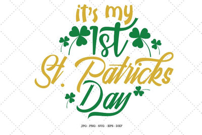 Baby Svg, Four Leaf Clover, St Patricks Day, Irish Girls, Paddys Day Shirt, St Patrick Day Svg, Saint Patricks Day SVG SVG Digital Designer 