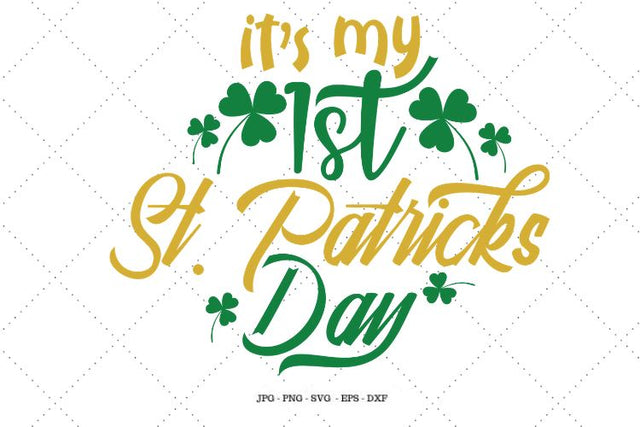 Baby Svg, Four Leaf Clover, St Patricks Day, Irish Girls, Paddys Day Shirt, St Patrick Day Svg, Saint Patricks Day SVG SVG Digital Designer 
