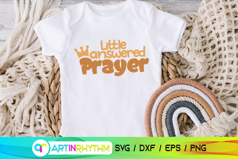 Baby svg, Little answered Prayer SVG Artinrhythm shop 